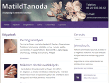 Tablet Screenshot of matildtanoda.hu